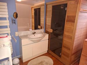 Koupelna v ubytování B&B Wepa-hof