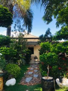 Κήπος έξω από το Hospedaria Rancho Pérola