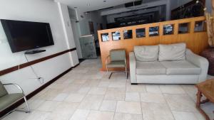 TV a/nebo společenská místnost v ubytování Hotel Venezia