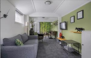 Χώρος καθιστικού στο Appartement Scheepswerf