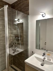 Kúpeľňa v ubytovaní Villa pod Skrzycznem + 25 fotografií