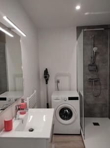 Koupelna v ubytování La forge