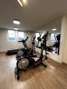 Γυμναστήριο ή/και όργανα γυμναστικής στο Departamento céntrico y moderno en Osorno