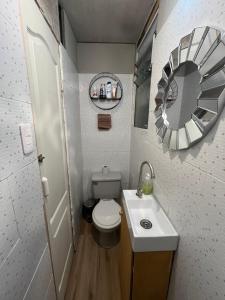 Koupelna v ubytování Tiny house