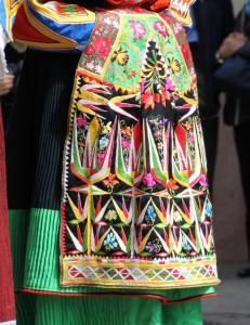a person with a bag on their back at b&b s'antalena in Orgosolo