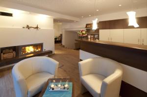 Kuchyň nebo kuchyňský kout v ubytování Hotel Thaler