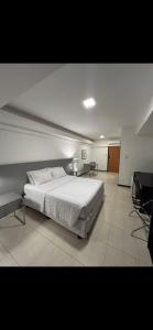 a bedroom with a large bed in a room at Loft Celita Franca in Feira de Santana