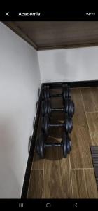 Fitness centrum a/nebo fitness zařízení v ubytování Casa de maurinho