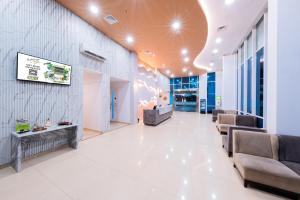 Posezení v ubytování Whiz Prime Hotel Balikpapan