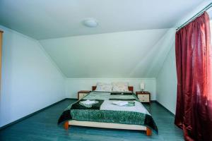 Llit o llits en una habitació de Apartament u Zosi Krościenko