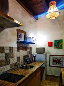 Køkken eller tekøkken på Finca Lucía - El Pequeño Edén