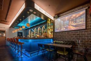 Restaurace v ubytování Fun Stay Inn Ximen