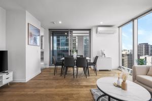 Luxurious apt In Southern Cross-Harbour Views 3B2B 휴식 공간