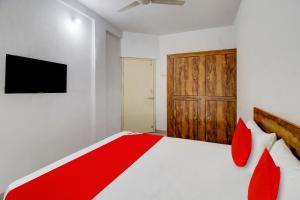 Postel nebo postele na pokoji v ubytování Super Hotel O The Golden Key