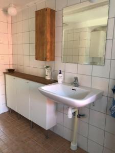 Koupelna v ubytování Semesterhus på landet