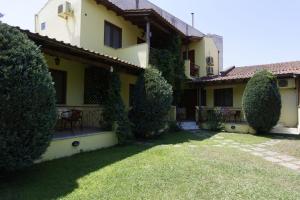 Zahrada ubytování Lotos Apartments