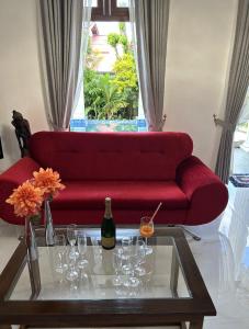 Khu vực ghế ngồi tại French Villa - Colombo