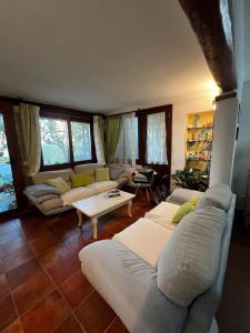 Χώρος καθιστικού στο Casa Lilla