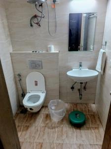 Koupelna v ubytování Soooper Hotel