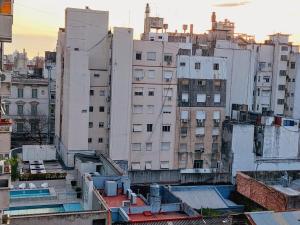 a view of a city with tall buildings at Bohemia Baires Balvanera in Buenos Aires