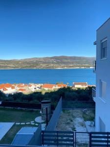 a view of a body of water from a building at Bubble in Trogir +7 photos