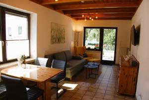 Χώρος καθιστικού στο Moselblick - Ferienwohnung an der Uferpromenade