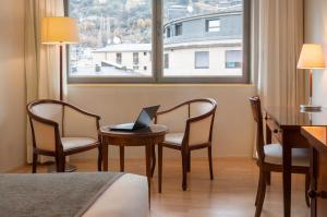 Posezení v ubytování Hesperia Andorra