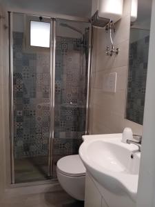 A bathroom at Angolo di Grecia