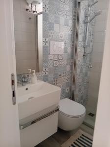 A bathroom at Angolo di Grecia