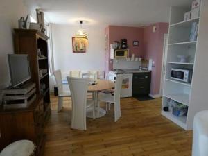 Kuchyň nebo kuchyňský kout v ubytování appartement fleurs
