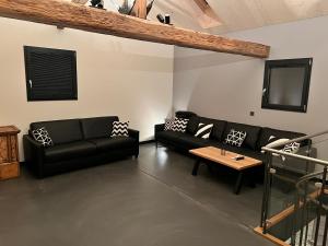 Posezení v ubytování Chalet Charbon