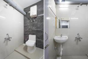 Koupelna v ubytování Hotel JS Residency