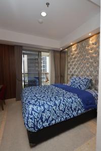 Ένα ή περισσότερα κρεβάτια σε δωμάτιο στο Apartment Gold coast PIK Sea View