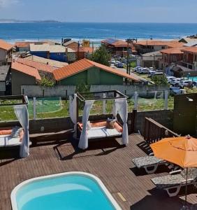 Swimmingpoolen hos eller tæt på Pousada Vista ao Farol