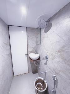 Koupelna v ubytování Hotel Winton