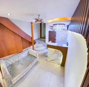 Koupelna v ubytování Hotel Winton