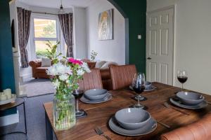 Гостиная зона в Coastal 3-Bed with Great Rates for Long Stays