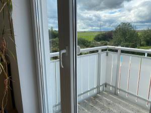 Μπαλκόνι ή βεράντα στο Top Wohnung im Süden von Augsburg
