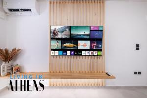 TV/Unterhaltungsangebot in der Unterkunft Athenian Exclusive residence 4&2 ppl