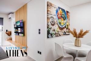 TV/Unterhaltungsangebot in der Unterkunft Athenian Exclusive residence 4&2 ppl