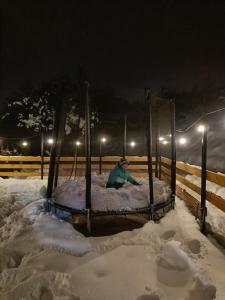 Vikendica Jagodica v zimě