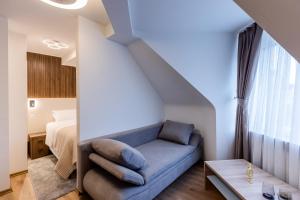 Prostor za sedenje u objektu Deluxe Appart & Hotel Zürich Kreis 4