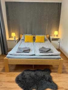 Posteľ alebo postele v izbe v ubytovaní Apartament Gościnny Zakątek