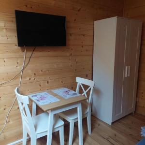 TV a/nebo společenská místnost v ubytování Apartmány U Tří Sluncí
