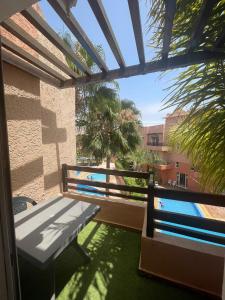 Balkón nebo terasa v ubytování Imi ouaddar taghazout residence amlal
