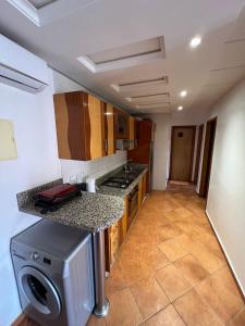Kuchyň nebo kuchyňský kout v ubytování Imi ouaddar taghazout residence amlal