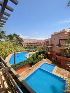 Bazén v ubytování Imi ouaddar taghazout residence amlal nebo v jeho okolí