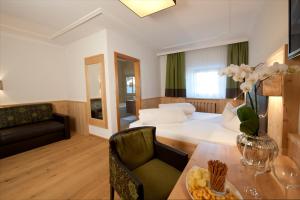 Postel nebo postele na pokoji v ubytování Hotel Bierwirt