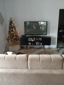 TV a/nebo společenská místnost v ubytování Excelente Casa de campo perto de BH