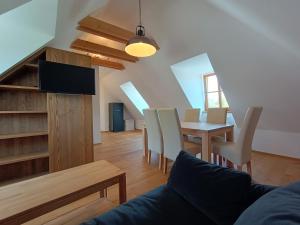 Posezení v ubytování Apartmány Malý mnich